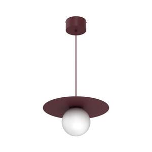 Lustr na lanku FLAT 1xE27/15W/230V burgundy 9559A obraz