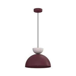 Lustr na lanku NEVIS 1xE27/15W/230V pr. 29 cm burgundy 9715A obraz