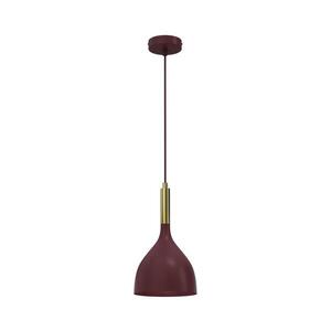 Lustr na lanku NOAK 1xE27/15W/230V burgundy 7266A obraz