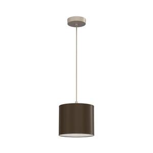 Lustr na lanku ARDEN 1xE27/15W/230V pr. 18 cm béžová/hnědá 4658 obraz