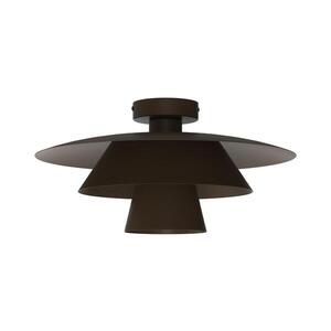 Stropní svítidlo PLATO 1xE27/15W/230V pr. 32 cm hnědá 5750 obraz