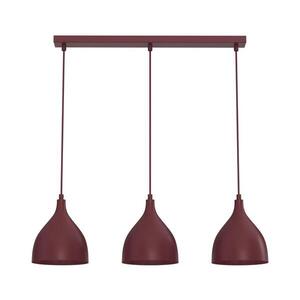 Lustr na lanku NOAK CLASSIC 3xE27/15W/230V burgundy 6240 obraz