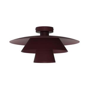 Stropní svítidlo PLATO 1xE27/15W/230V pr. 32 cm burgundy 5754 obraz