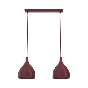 Lustr na lanku NOAK CLASSIC 2xE27/15W/230V burgundy 6239 obraz