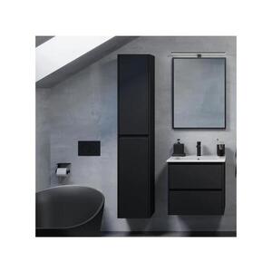 BATH DELUXE Koupelnová skříňka MOLDE 35x174x32 cm černá 77-035-11-02-00 obraz
