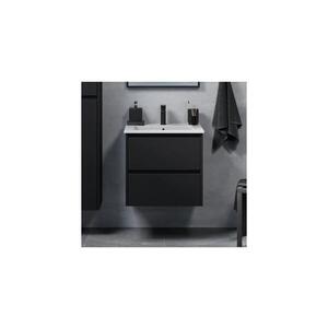 BATH DELUXE Koupelnová skříňka s umyvadlem MOLDE 60x55x46 cm černá 77-060-11-02-00 obraz
