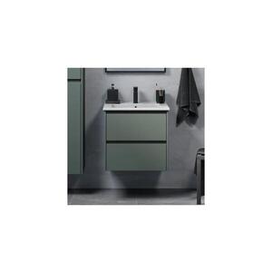 BATH DELUXE Koupelnová skříňka s umyvadlem MOLDE 60x55x46 cm zelená 77-060-11-31-00 obraz