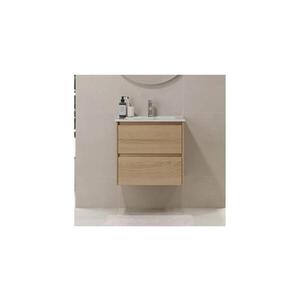 BATH DELUXE Koupelnová skříňka s umyvadlem MOLDE 60x55x46 cm dub 77-060-11-86-00 obraz