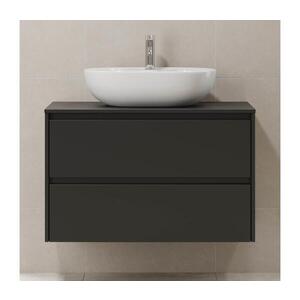 BATH DELUXE Koupelnová skříňka TRONDHEIM pro umyvadlo 90x57x46 cm černá 03-090-67-02-00 obraz