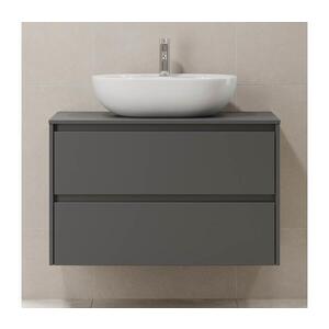 BATH DELUXE Koupelnová skříňka TRONDHEIM pro umyvadlo 90x57x46 cm antracit 03-090-67-43-00 obraz