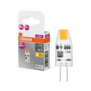 SADA 5x LED Žárovka PIN MICRO G4/1W/12V 2700K - Osram 4099854340284 obraz