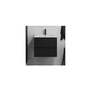 BATH DELUXE Koupelnová skříňka s umyvadlem KENWOOD 61x52x47 cm černá BT0097+BT0104 obraz