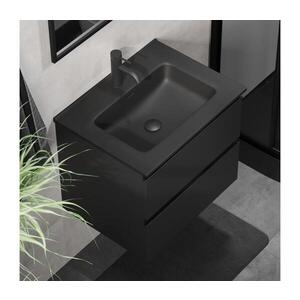 BATH DELUXE Koupelnová skříňka s umyvadlem KENWOOD 61x52x45 cm černá BT0097+BT0126 obraz