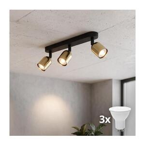 LED Bodové svítidlo TOP 3xGU10/10W/230V černá/zlatá 6032 obraz