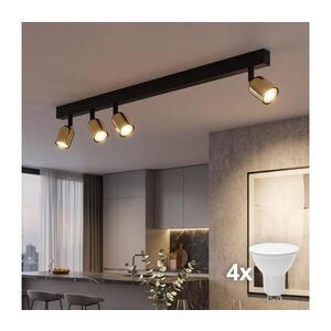 LED Bodové svítidlo TOP 4xGU10/10W/230V černá/zlatá 6314 obraz