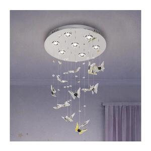 LED Křišťálové stropní svítidlo MURU LED/24W/230V pr. 40 cm lesklý chrom + DO N3031 obraz