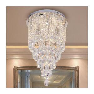 LED Křišťálové stropní svítidlo MAJURO LED/30W/230V pr. 40 cm lesklý chrom + DO N3000 obraz