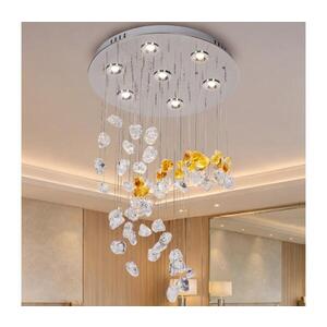 LED Křišťálové stropní svítidlo AVARA LED/24W/230V pr. 40 cm lesklý chrom + DO N3030 obraz