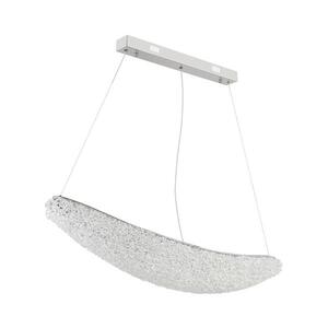 Globo 68524-40 - LED Stm lustr na lanku KRISTALLA LED/40W/230V lesklý chrom+DO 68524-40 obraz