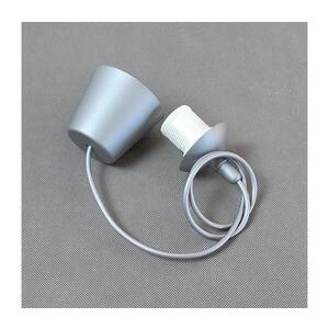 Napájecí kabel EDI 1xE27/60W/230V 90 cm stříbrná 8612 obraz