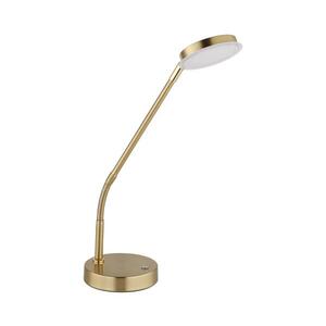 Globo 58504TM - LED Stmív dotyková stolní lampa SILVIO LED/6, 5W/230V mosaz 58504TM obraz