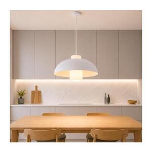 Globo 15755W - Lustr na lanku LOWE 1xE27/60W/230V bílá 15755W obraz