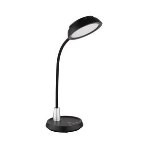 Globo 58496S - LED Stmívatelná dotyková stolní lampa KIRK LED/12W/230V černá 58496S obraz
