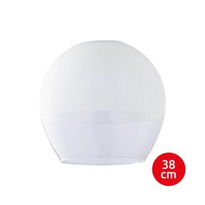 Náhradní sklo k lustru KULA E27 pr. 38 cm bílá/čirá 7772 obraz