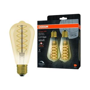 SADA 2x LED Stmívatelná žárovka VINTAGE FILAMENT E27/4, 8W/230V 2200K - Osram 4099854147838 obraz