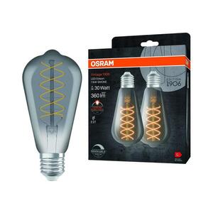 SADA 2x LED Stmívatelná žárovka VINTAGE FILAMENT E27/7, 8W/230V 1800K - Osram 4099854147852 obraz