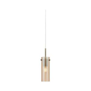 Markslöjd 109015 - Lustr na lanku TIBIA 1xE14/40W/230V kouřová béžová/mosaz 109015 obraz