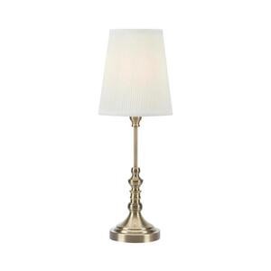 Markslöjd 108970 - Stolní lampa NOBLE 1xE14/40W/230V 66 cm bílá/mosaz 108970 obraz