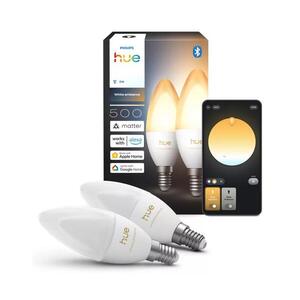 SADA 2x LED Stmívatelná žárovka Philips Hue WA B39 E14/3, 7W/230V 1000-20000K 8721103099488 obraz