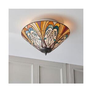 Endon 70241 - Stropní svítidlo Tiffany HECTOR 2xE27/60W/230V pr. 40 cm 70241 obraz