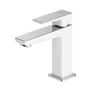 OMNIRES PM7410CRB - Umyvadlová baterie PARMA 15 cm lesklý chrom/bílá PM7410CRB obraz