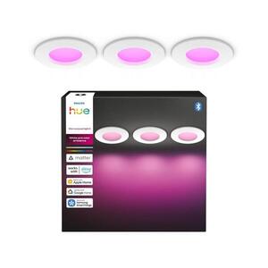 Philips - SADA 3x LED RGBW Stm. koup. podhled. svít. Hue SLIM LED/8, 3W/230V IP44 8721103109170 obraz