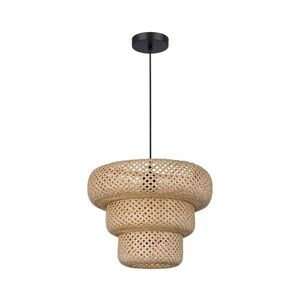 Lustr na lanku TULUM 1xE27/15W/230V pr. 35 cm bambus ML2586 obraz