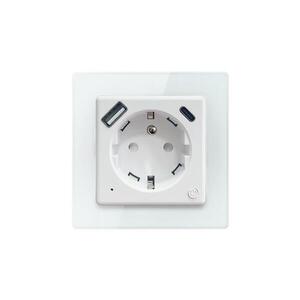 NEO 07544L - Chytrá zásuvka E 16A/230V + 1xUSB-A+1xUSB C PD 20W Wi-Fi 07544L obraz