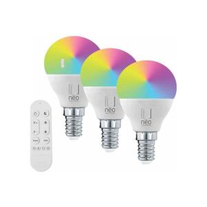 NEO 07745CDO -SADA 3x LED RGB+CCT Stmívatelná žárovka E14/6W/230V Wi-Fi+DO 07745CDO obraz