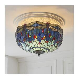 Endon 111899 - Stropní svítidlo Tiffany DRAGONFLY 3xE27/10W/230V pr. 50 cm 111899 obraz