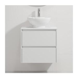 BATH DELUXE Koupelnová skříňka s umyvadlem TRONDHEIM/DRAMMEN 60x57x46 cm bílá BT0167+BT0145 obraz