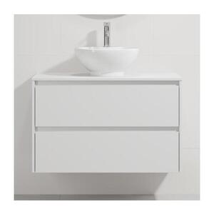 BATH DELUXE Koupelnová skříňka s umyvadlem TRONDHEIM/DRAMMEN 90x57x46 cm bílá BT0167+BT0150 obraz