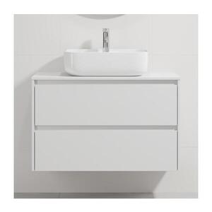 BATH DELUXE Koupelnová skříňka s umyvadlem TRONDHEIM/KRISTIANSAND 90x57x46 cm bílá BT0168+BT0150 obraz