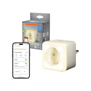 Osram -LED Stmívatelná zásuvka s osvětlením SCHUKO SMART+ NIGHTLIGHT 230V Wi-Fi 4099854418211 obraz