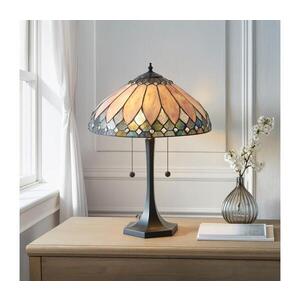 Endon 112183 - Stolní lampa Tiffany BROOKLYN 2xE14/10W/230V pr. 40 cm 112183 obraz