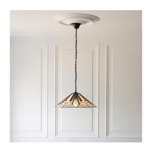 Endon 111922 - Lustr na řetězu Tiffany ASTORIA 3xE27/10W/230V pr. 48 cm 111922 obraz