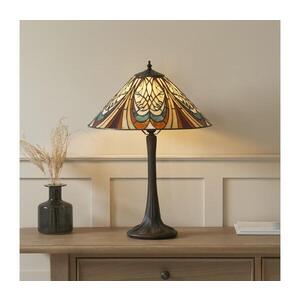 Endon 112185 - Stolní lampa Tiffany HECTOR 1xE27/10W/230V pr. 40 cm 112185 obraz
