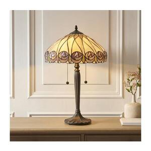 Endon 112184 - Stolní lampa Tiffany HUTCHINSON 2xE27/10W/230V pr. 40 cm 112184 obraz
