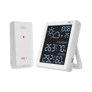 Meteostanice 5V 2xAAA + 2xAAA bílá E8647W obraz