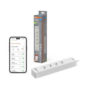 Osram - Prodlužovací kabel SMART+ 4Z typ F + 2xUSB-A + 2xUSB-C Wi-Fi 4099854418198 obraz